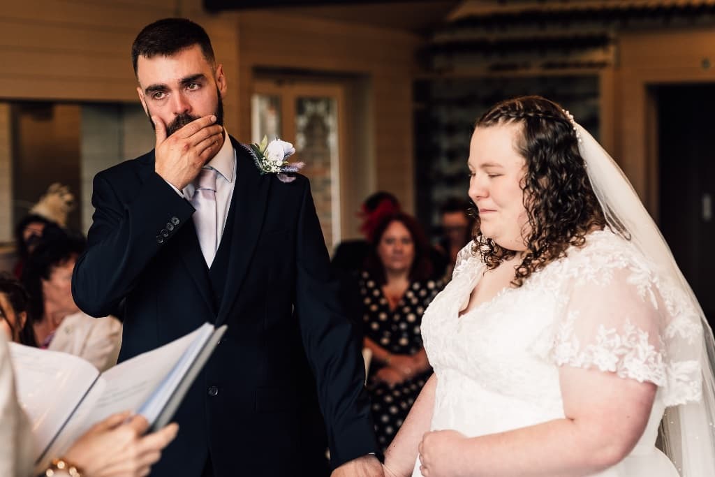 Wedding ceremony emotion