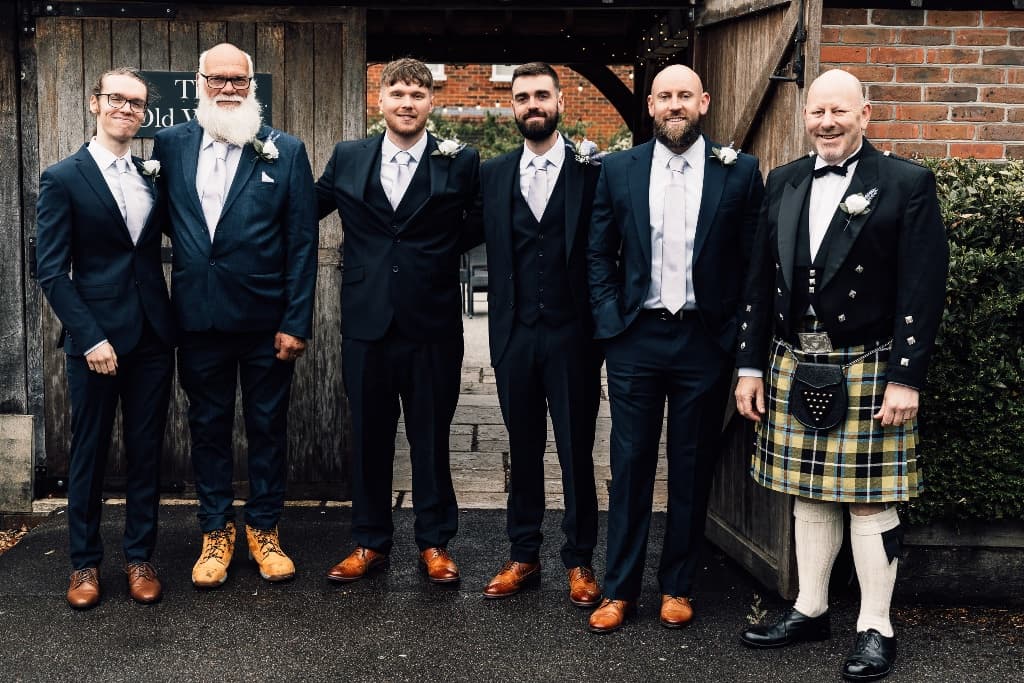 Groomsmen group photo